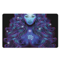 Dark Virgo Zodiac Sign Print Polyester Doormat
