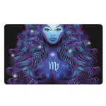 Dark Virgo Zodiac Sign Print Polyester Doormat