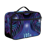 Dark Virgo Zodiac Sign Print Portable Lunch Bag