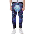 Dark Virgo Zodiac Sign Print Scuba Joggers