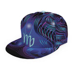 Dark Virgo Zodiac Sign Print Snapback Cap