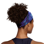 Dark Virgo Zodiac Sign Print Sports Headband