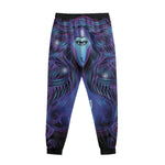 Dark Virgo Zodiac Sign Print Sweatpants