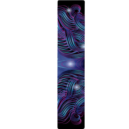 Dark Virgo Zodiac Sign Print Table Runner