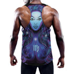 Dark Virgo Zodiac Sign Print Training Tank Top