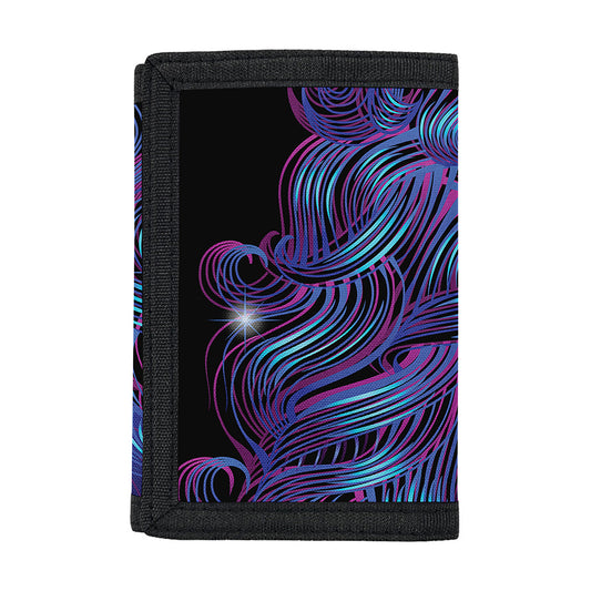 Dark Virgo Zodiac Sign Print Trifold Wallet