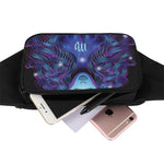 Dark Virgo Zodiac Sign Print Waist Bag