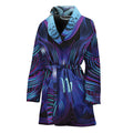Dark Virgo Zodiac Sign Print Women's Bathrobe