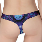 Dark Virgo Zodiac Sign Print Women's Thong