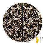 Dark Western Floral Pattern Print Basketball