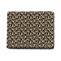 Dark Western Floral Pattern Print Bifold Wallet