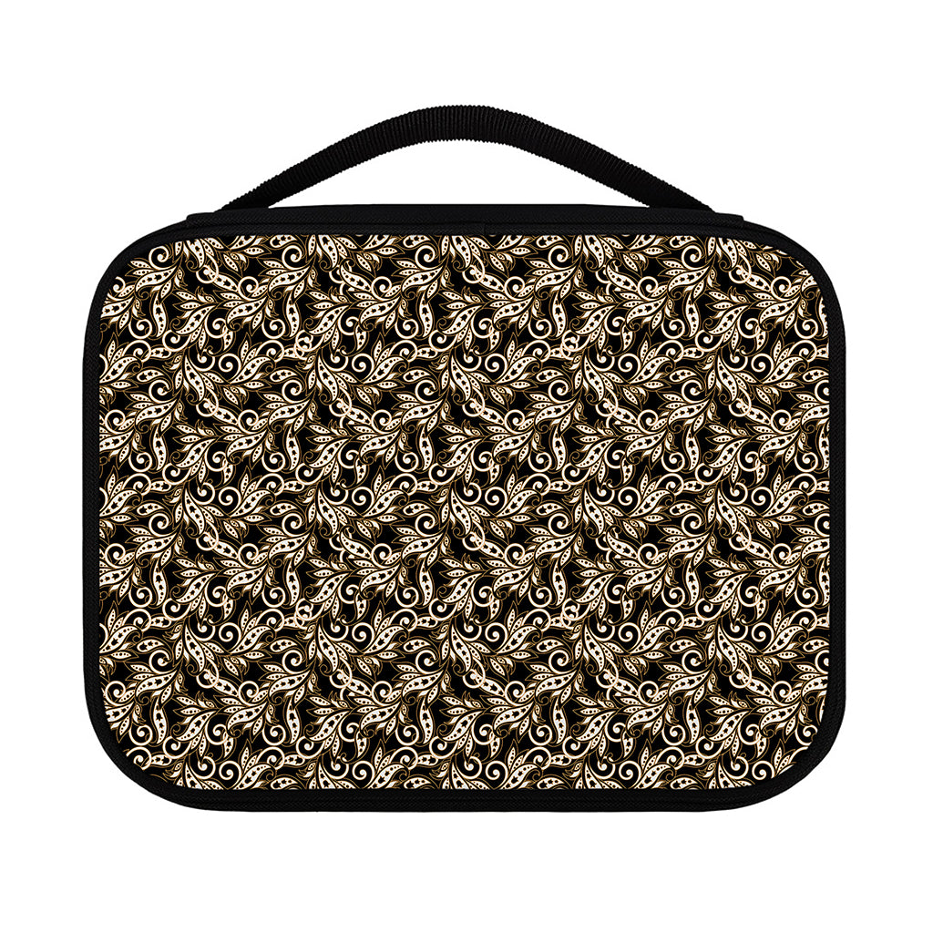 Dark Western Floral Pattern Print Classic Bible Case