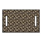 Dark Western Floral Pattern Print Golf Cart Seat Cover