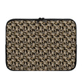 Dark Western Floral Pattern Print Laptop Sleeve