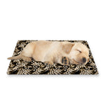 Dark Western Floral Pattern Print Pet Cooling Mat Cover