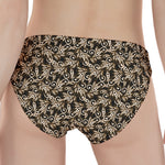 Dark Western Floral Pattern Print Women's Panties