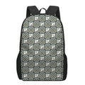 Dartboard Cartoon Pattern Print 17 Inch Backpack