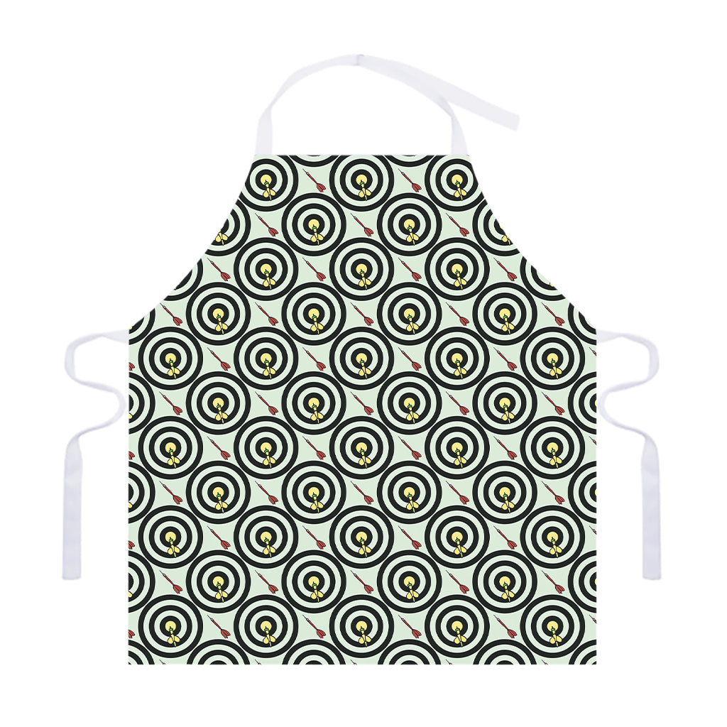 Dartboard Cartoon Pattern Print Adjustable Apron
