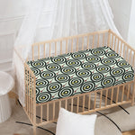 Dartboard Cartoon Pattern Print Baby Crib Sheet