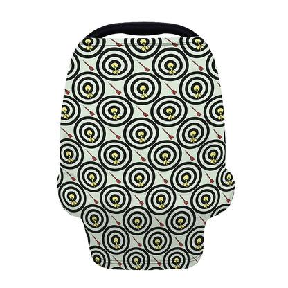 Dartboard Cartoon Pattern Print Baby Seat Cover