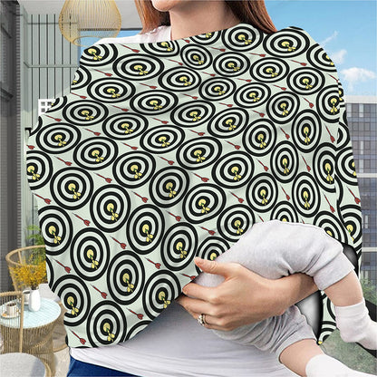 Dartboard Cartoon Pattern Print Baby Seat Cover
