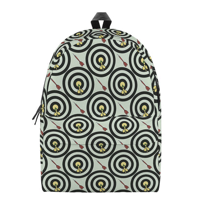 Dartboard Cartoon Pattern Print Backpack