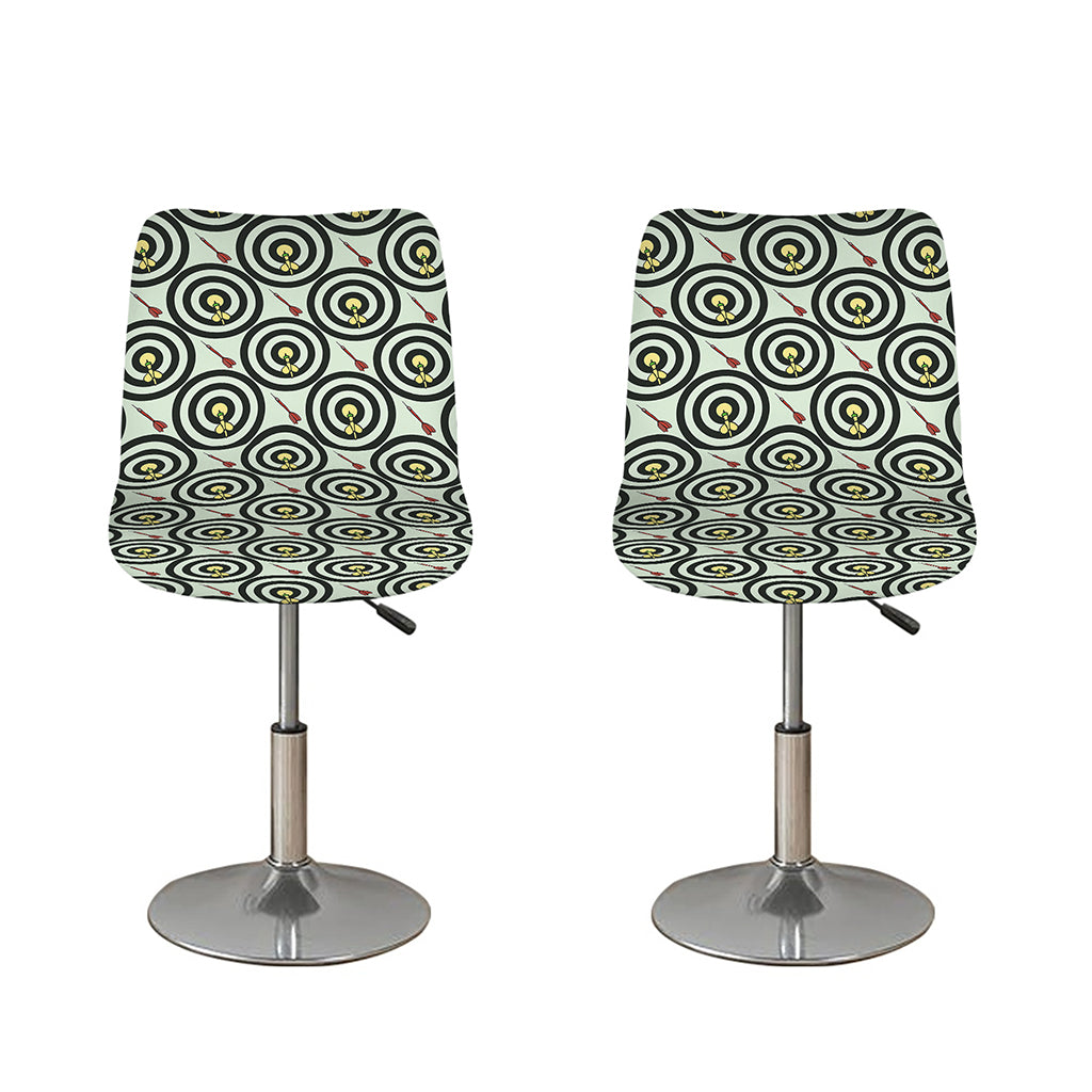 Dartboard Cartoon Pattern Print Bar Stool Covers