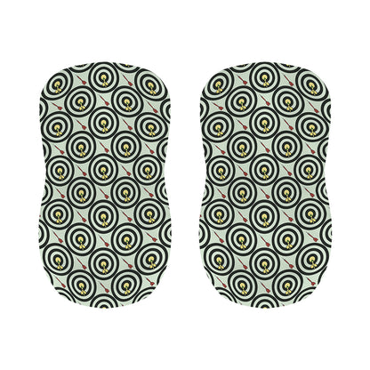 Dartboard Cartoon Pattern Print Bar Stool Covers
