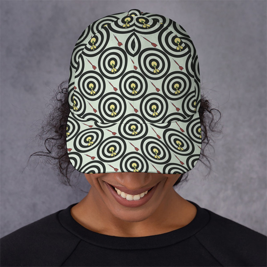 Dartboard Cartoon Pattern Print Baseball Cap