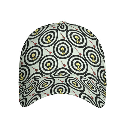 Dartboard Cartoon Pattern Print Baseball Cap