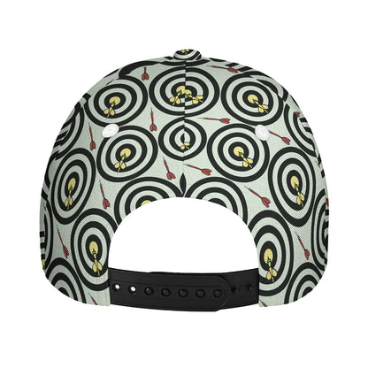 Dartboard Cartoon Pattern Print Baseball Cap