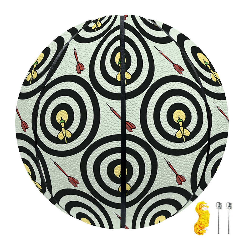 Dartboard Cartoon Pattern Print Basketball