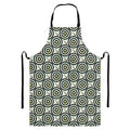 Dartboard Cartoon Pattern Print Bib Apron With Pocket