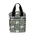 Dartboard Cartoon Pattern Print Bible Tote Bag