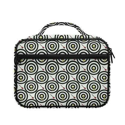 Dartboard Cartoon Pattern Print Briefcase Bible Bag