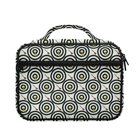 Dartboard Cartoon Pattern Print Briefcase Bible Bag