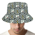 Dartboard Cartoon Pattern Print Bucket Hat