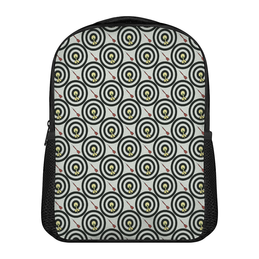Dartboard Cartoon Pattern Print Casual Backpack
