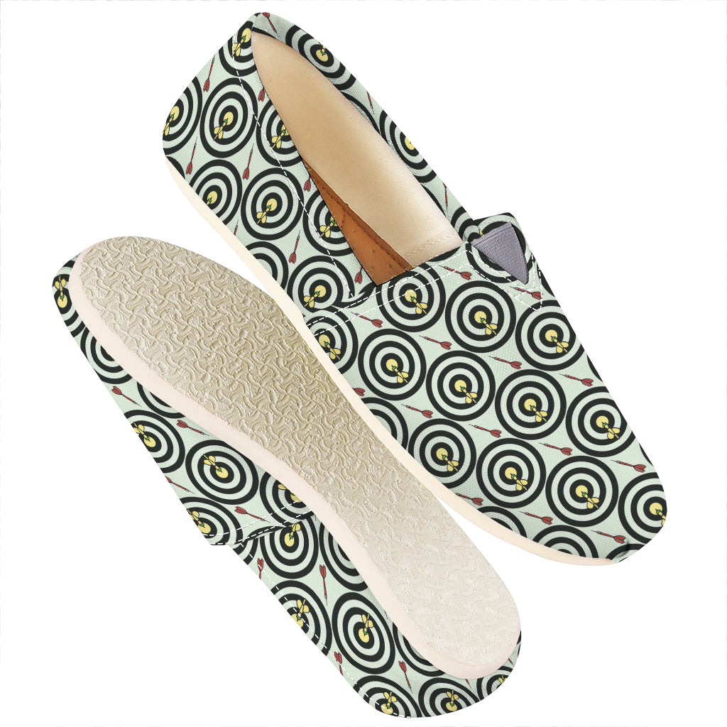 Dartboard Cartoon Pattern Print Casual Shoes