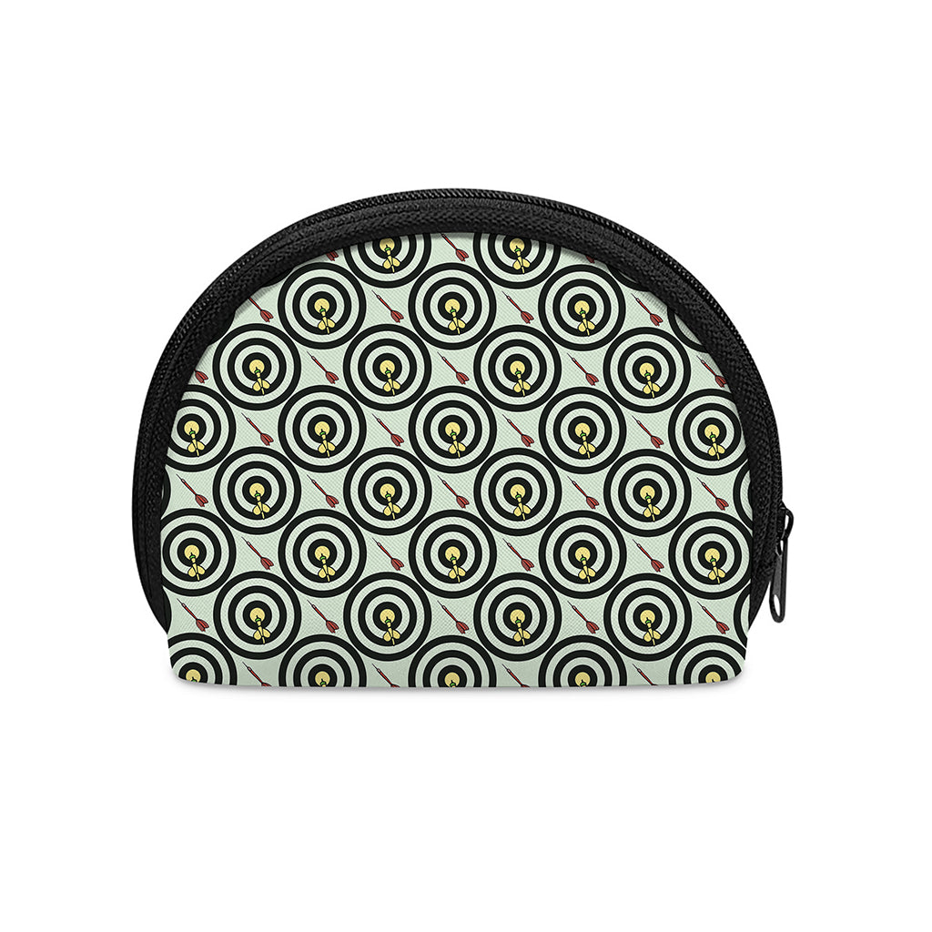 Dartboard Cartoon Pattern Print Coin Purse