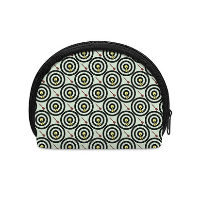 Dartboard Cartoon Pattern Print Coin Purse