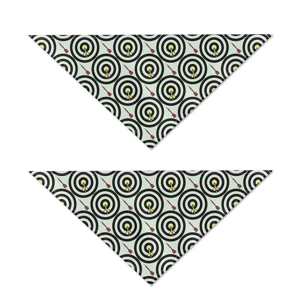 Dartboard Cartoon Pattern Print Dog Bandana