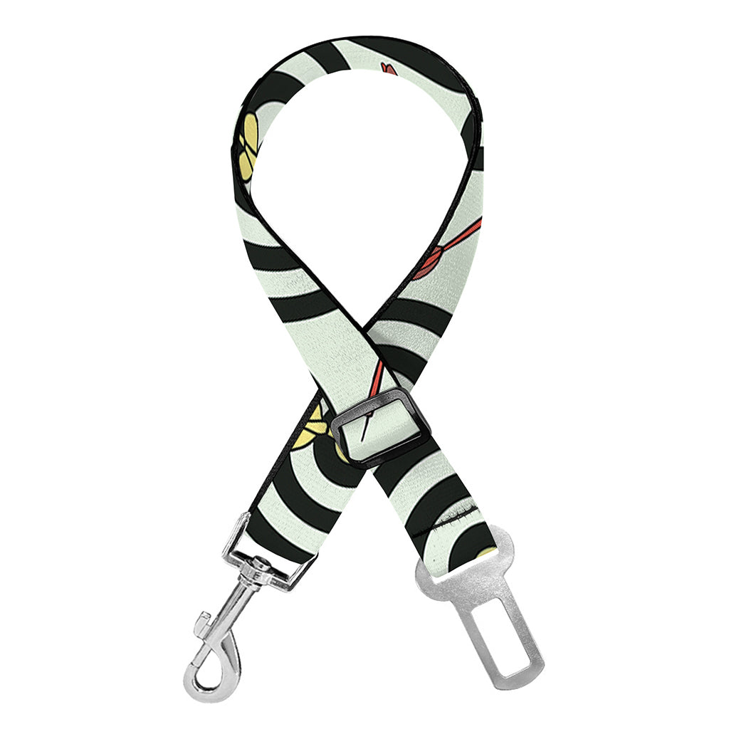 Dartboard Cartoon Pattern Print Dog Seat Belt
