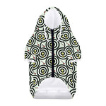 Dartboard Cartoon Pattern Print Dog Zip Up Hoodie