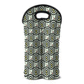 Dartboard Cartoon Pattern Print Double Neoprene Wine Tote
