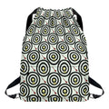 Dartboard Cartoon Pattern Print Drawstring Backpack