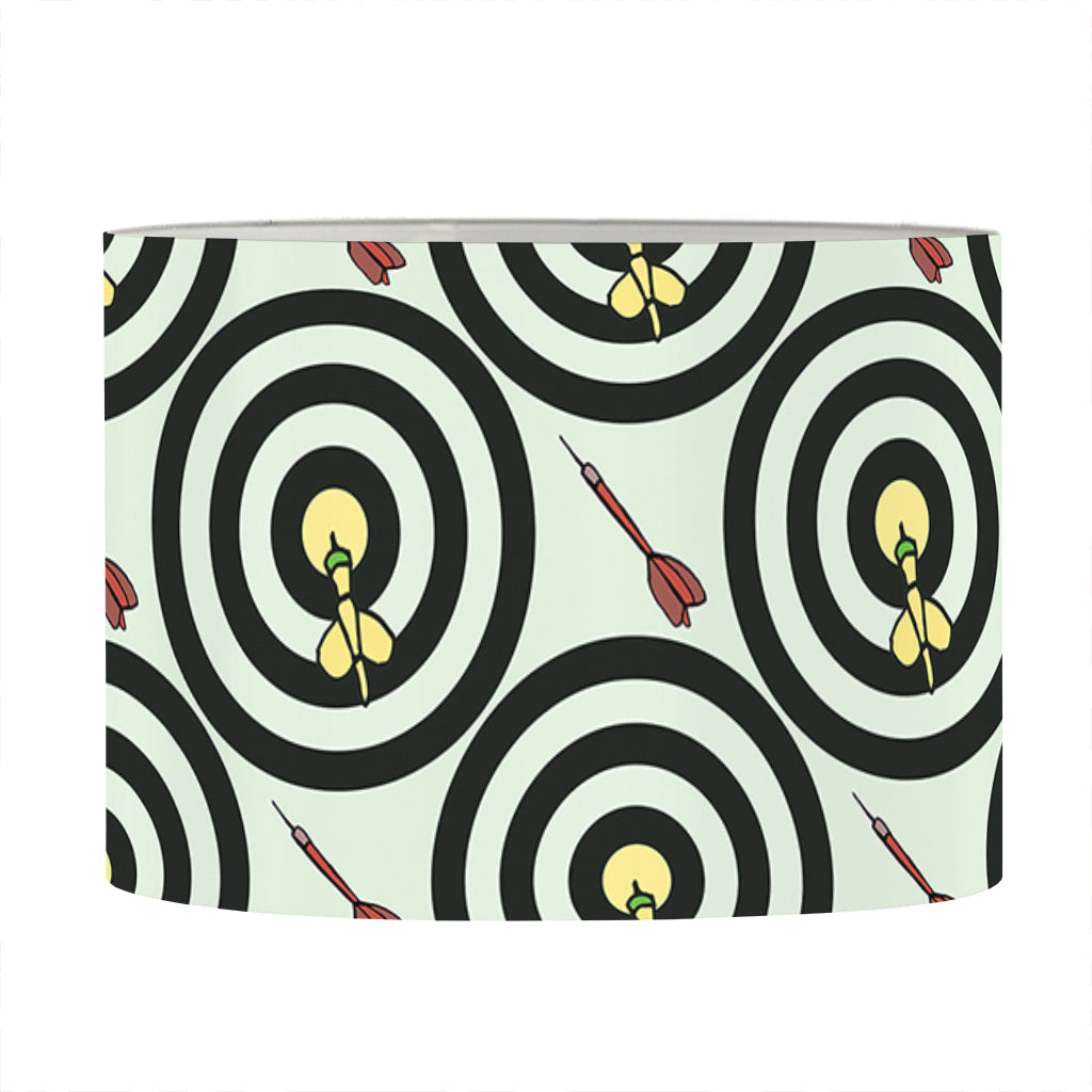 Dartboard Cartoon Pattern Print Drum Lamp Shade