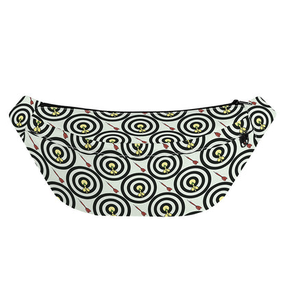 Dartboard Cartoon Pattern Print Fanny Pack