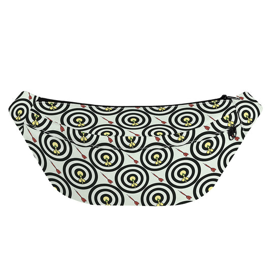 Dartboard Cartoon Pattern Print Fanny Pack