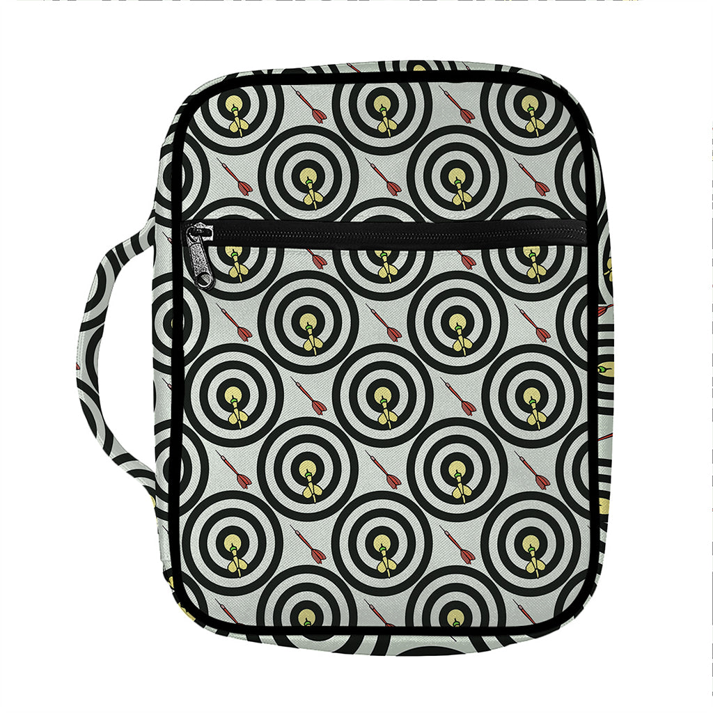 Dartboard Cartoon Pattern Print Front Pocket Bible Bag